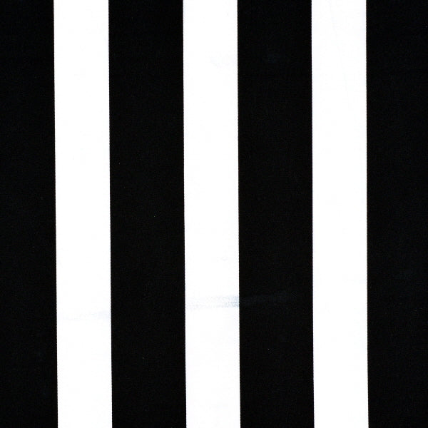 40mm Black Stripe Print Spandex