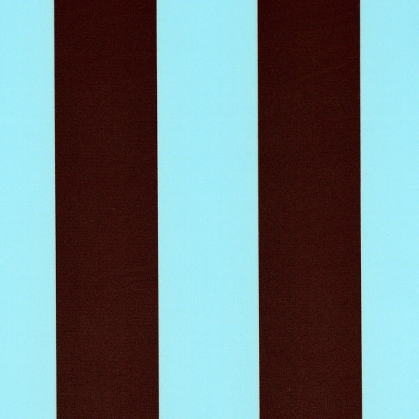 45mm Brown Stripe Print Spandex