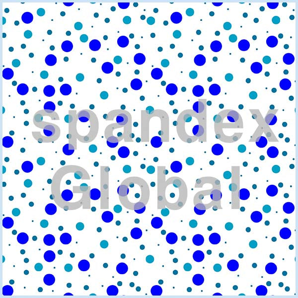 Blue Polka Dot Pattern