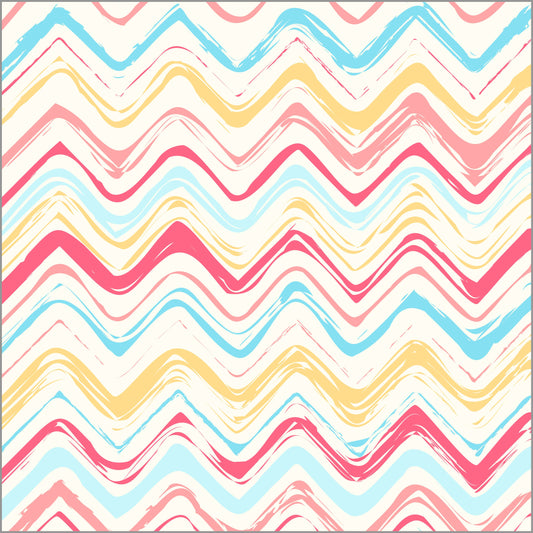 Brush Stroke Zig Zag Pattern
