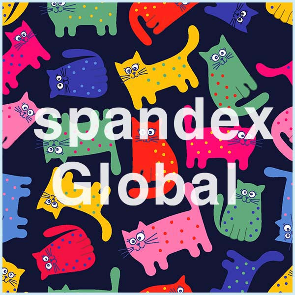 Colorful Polka Dot Cats