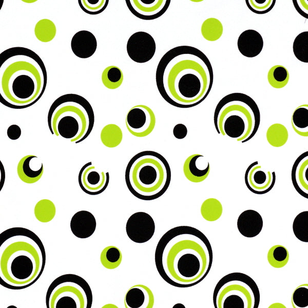 Contemporary Circle Print Spandex