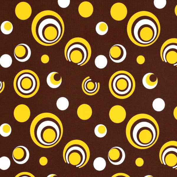 Contemporary Circle Print Spandex