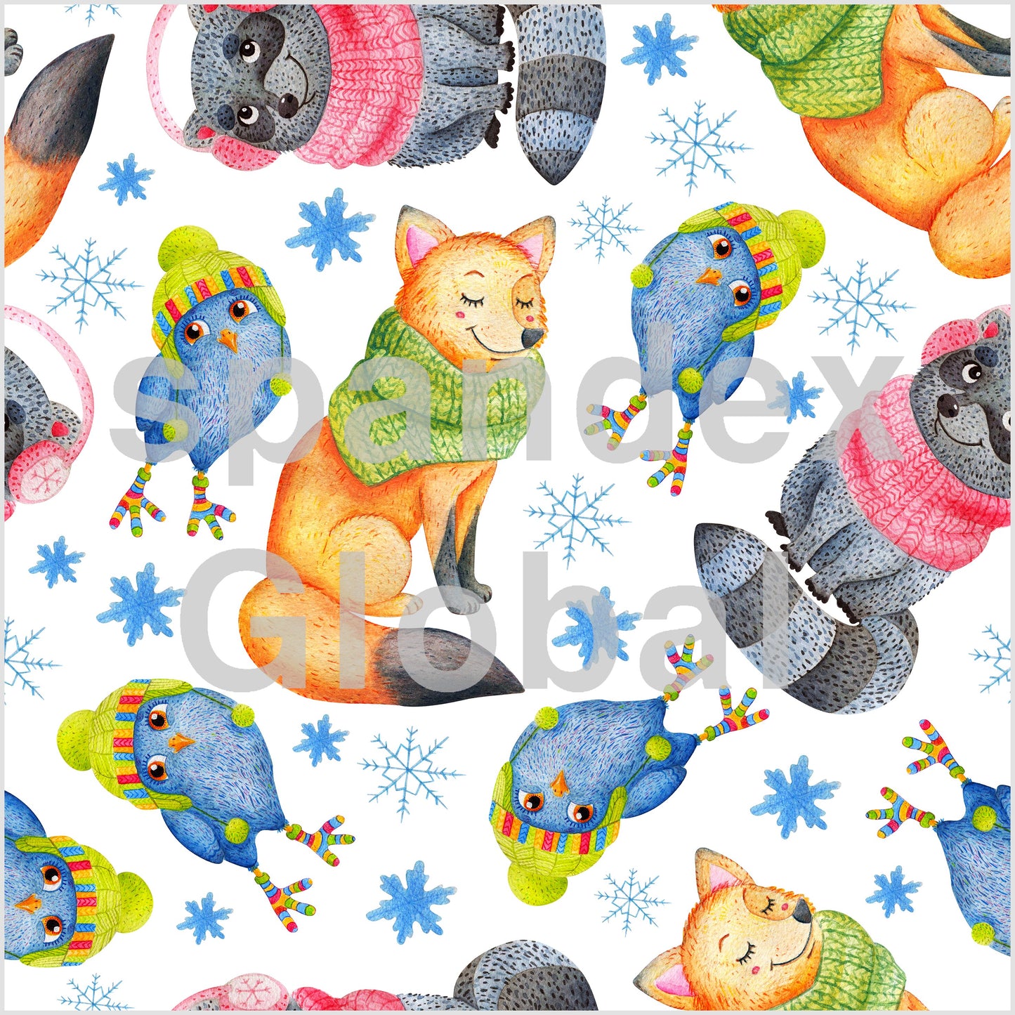 Woodland Creatures in Winter
