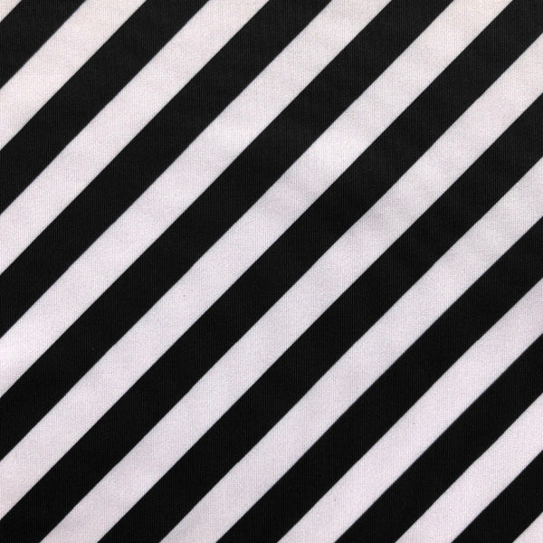 Diagonal Stripes on White