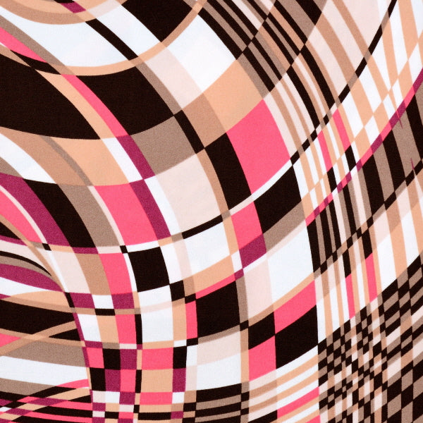 Geometric Tunnel Print Spandex