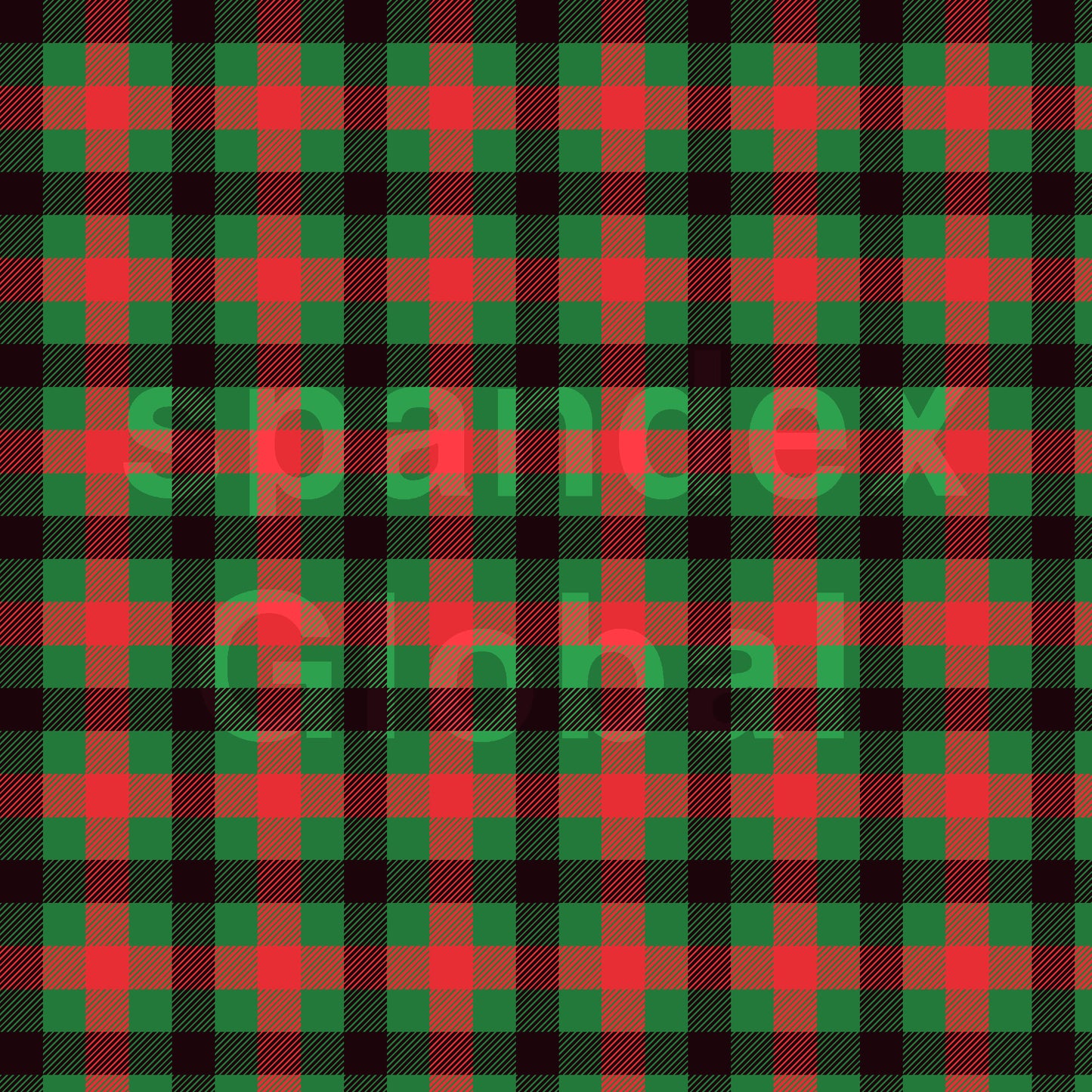 Holiday Tartan Plaid Spandex
