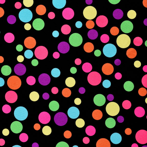 Multi Colored Circus Dot Print Spandex
