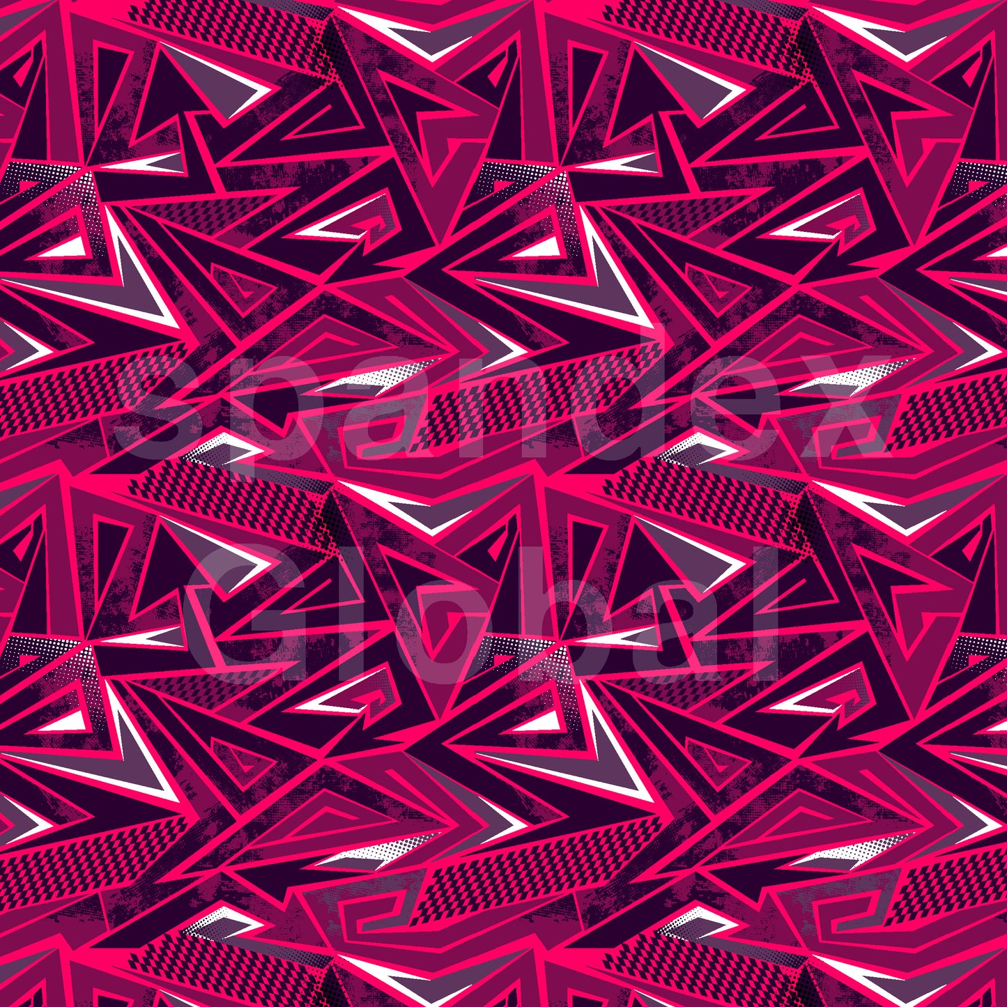 Pink Graffiti Tech Print Spandex