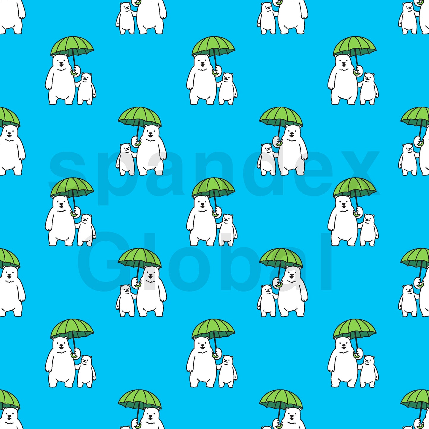 Polar Bears with Umbrellas