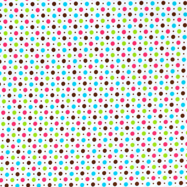 Retro Polka Dot Print Spandex