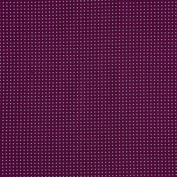 White Pin Dot Print Spandex