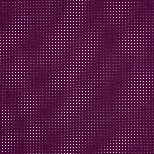 White Pin Dot Print Spandex