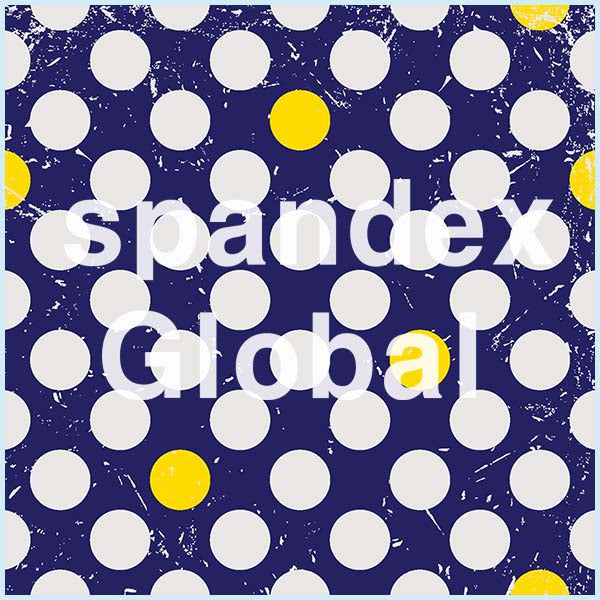 White Yellow Scratch Polka Dot