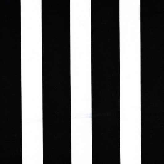 40mm Black Stripe Print Spandex