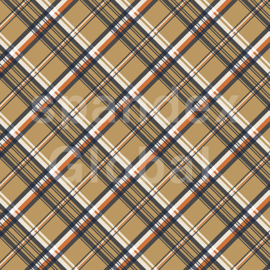 Autumn Argyle Plaid Spandex