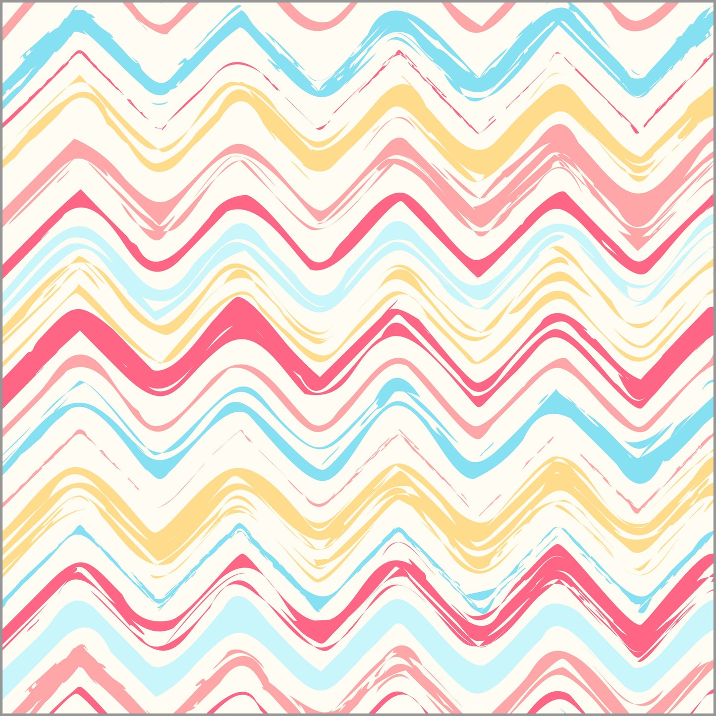 Brush Stroke Zig Zag Pattern