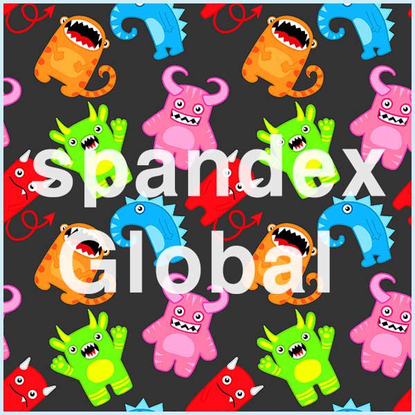 Expressive Cartoon Monsters Print