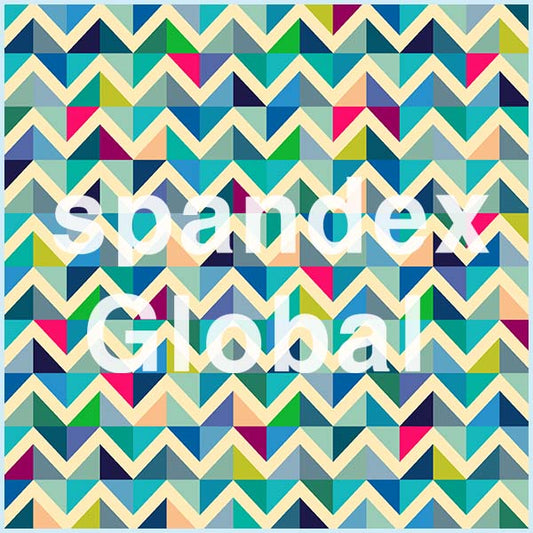 Geometric Mountain Peak Spandex