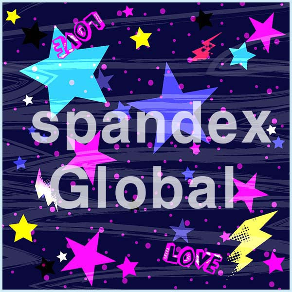 Colorful Graphic Star Print