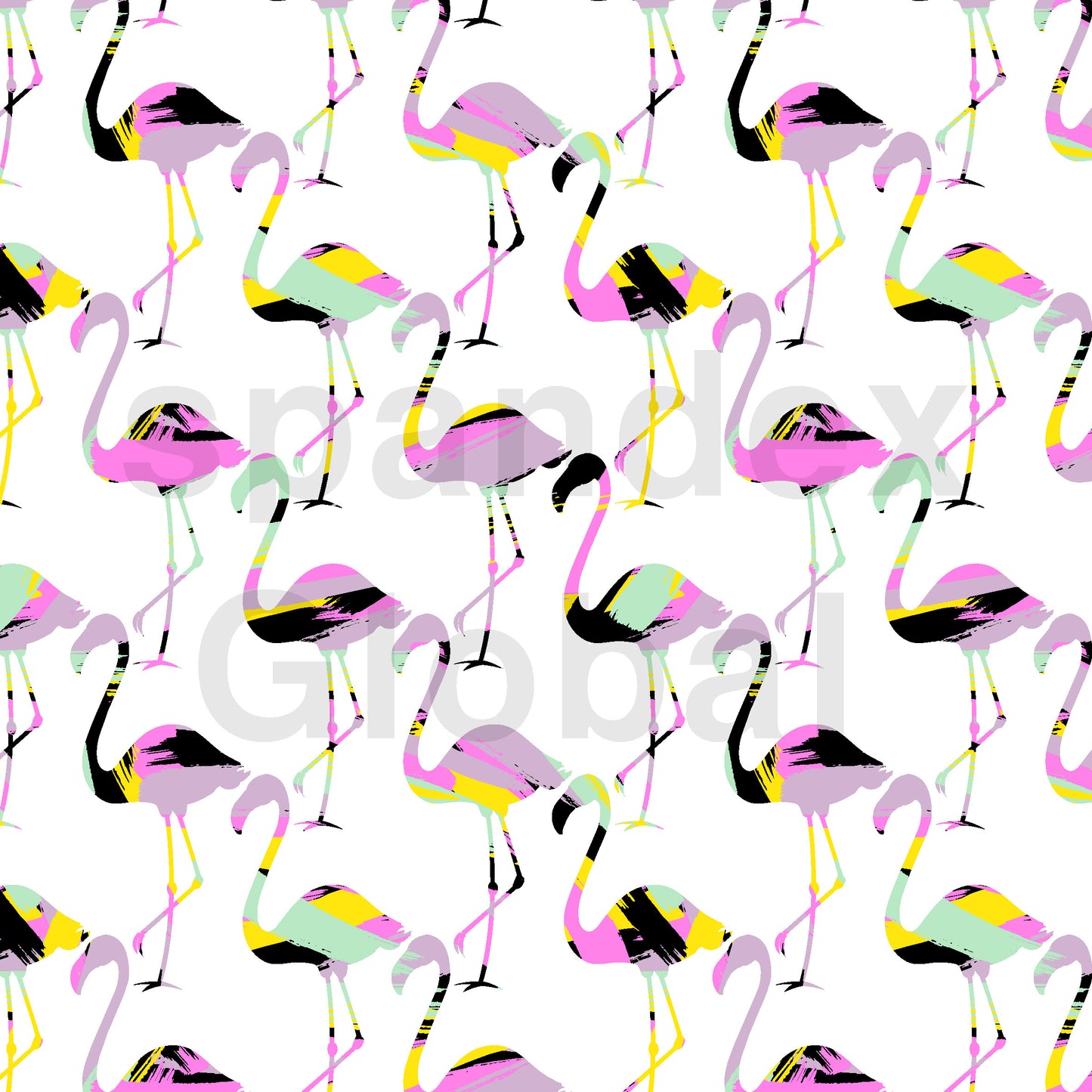 Flamingo Pop Art Spandex