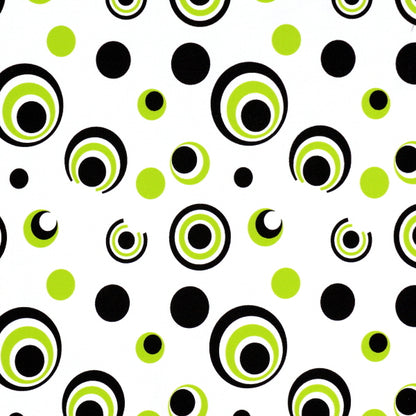 Contemporary Circle Print Spandex