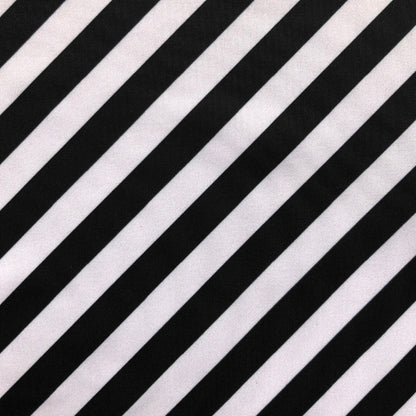 Diagonal Stripes on White