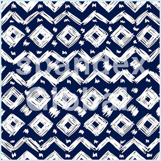 Hand-Drawn Aztec Spandex