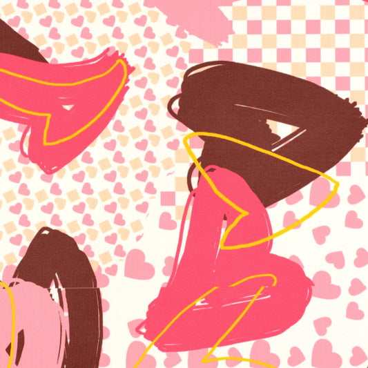 Hand Painted Heart Print