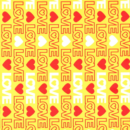 Heart and Love Print Spandex
