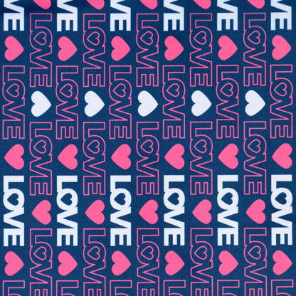 Heart and Love Print Spandex