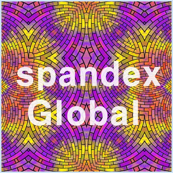 Purple and Yellow Kaleidoscope Brick Pattern