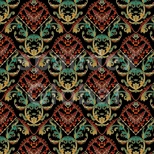 Baroque Damask Pattern