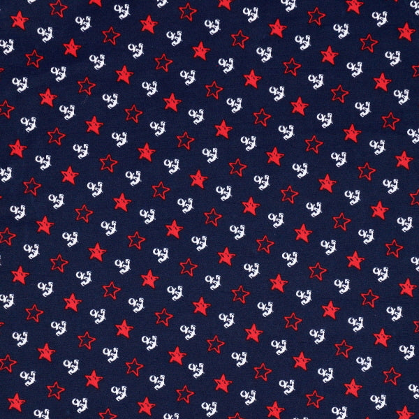 Small Anchor and Star Print
