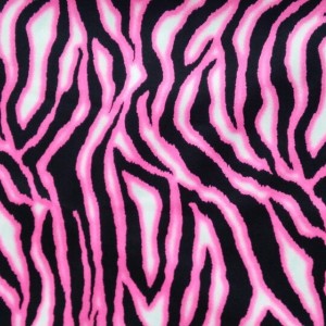Pink Zebra Print Spandex