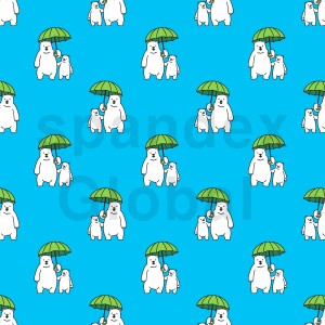 Polar Bears With Umbrella