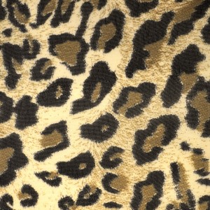 Small Wild Leopard Pattern Chiffon