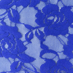 Rose Patterned Nylon Lace Spandex