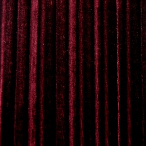2 Color Pleated Solid Stretch Velvet