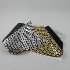 5mm Medium Metallic Circle Pattern Spandex