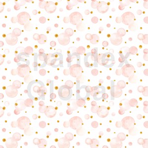 Pink And Gold Bubbles